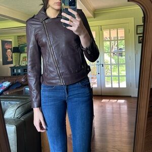 Lucky Brand Faux Leather Jacket.